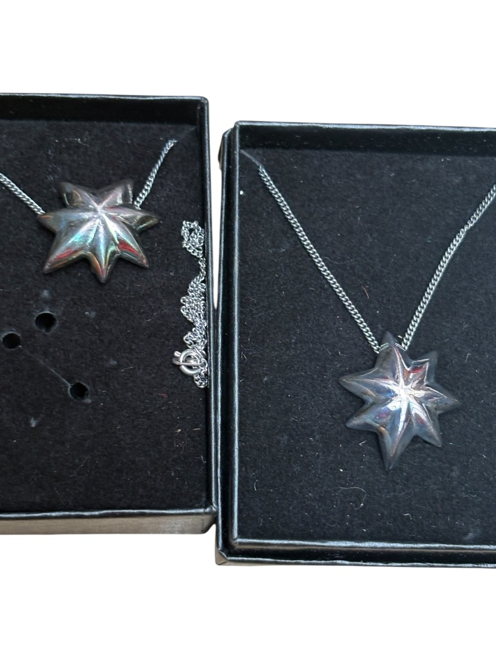 Womens Bloomingdale's The Caring Star Necklace Pendant Set of 2